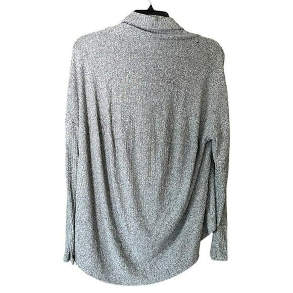 Anthropologie Saturday Sunday Gray Cowl‎ Neck Oversized Sweater Womens XS - Picture 2 of 7